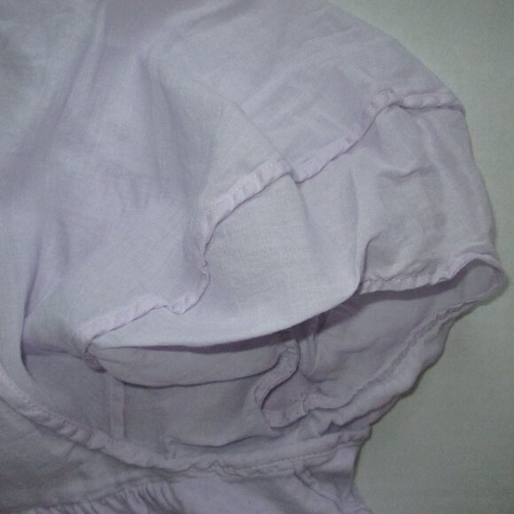 We The FREE PEOPLE Sz XS Sunray Croped Oversized Cotton Babydoll Top Blouse - Picture 7 of 11